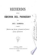 Recuerdos de la guerra del Paraguay