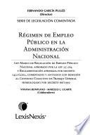 Régimen de empleo público en la administración nacional