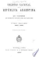 Registro nacional de la República argentina