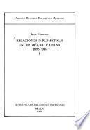 Relaciones diplomáticas entre México y China, 1898-1948