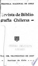 Revista de bibliografía chilena