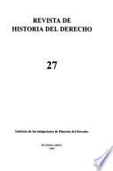 Revista de historia del derecho