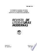 Revista de literaturas modernas