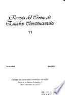 Revista del Centro de Estudios Constitucionales