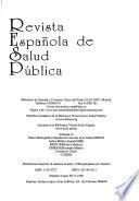 Revista española de salud pública