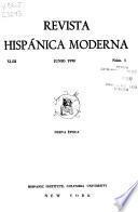 Revista hispánica moderna