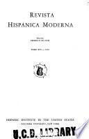 Revista hispánica moderna