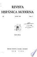 Revista hispánica moderna