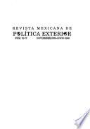 Revista mexicana de política exterior