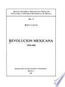 Revolución Mexicana, 1910-1920