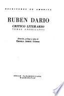 Rubén Darío, crítico literario