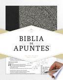 RVR 1960 Biblia de Apuntes - Gris - Piel Genuina y Tela Impresa