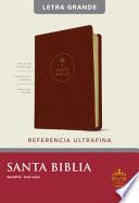 Santa Biblia Rvr60, Edición de Referencia Ultrafina, Letra Grande (Letra Roja, Sentipiel, Café Rojizo)