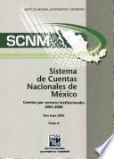 SCNM. Sistema de Cuentas Nacionales de México. Cuentas por sectores institucionales 2003-2008. Año base 2003. Tomo II