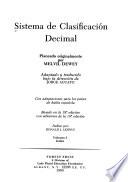 Sistema de clasificación decimal: Indice