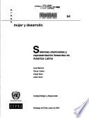 Sistemas electorales y representación femenina en América Latina