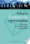 Sobre la democracia representativa