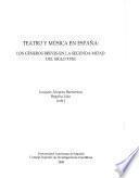 Teatro y música en España