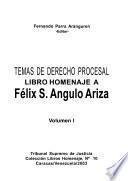 Temas de derecho procesal