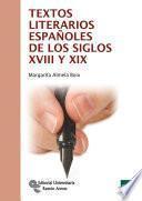 Textos literarios españoles de los siglos XVIII y XIX