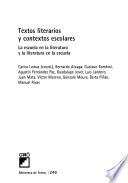 Textos literarios y contextos escolares