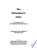 The Philosopher's Index