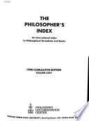 The Philosopher's Index