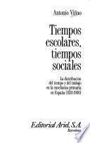 Tiempos escolares, tiempos sociales